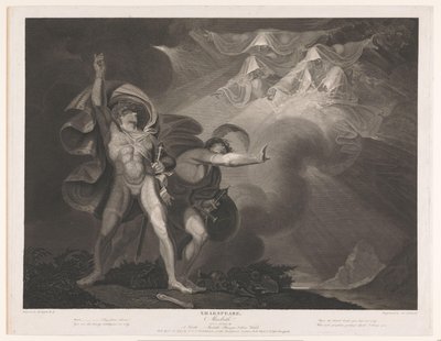 マクベスとバンクォウに三人の魔女が現れる Shakespeare / Macbeth (オブジェクトのタイトル) 作： James Caldwall