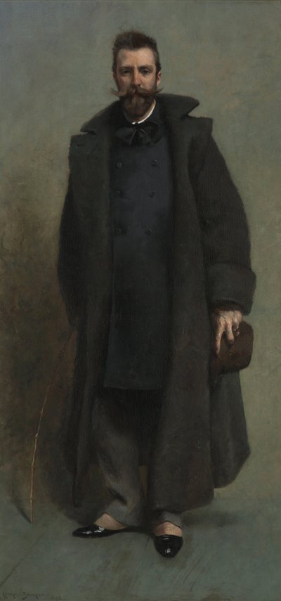 ウィリアムメリットチェイスの肖像 作： James Carroll Beckwith