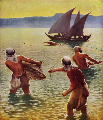 ガリラヤ湖での釣り 作： James Clark