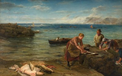 ポースの朝食、1907年。 作： James Clarke Hook