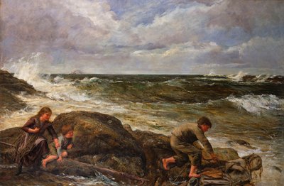 人魚をつかまえる、1883 作： James Clarke Hook