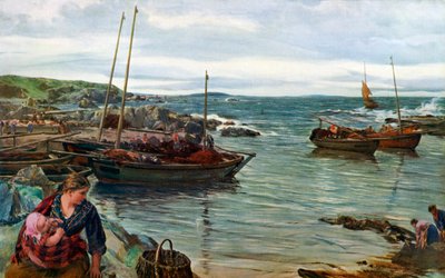 潮の家、1880年、1912年。 作： James Clarke Hook
