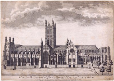カンタベリー大聖堂、c.1716-37 作： James Cole