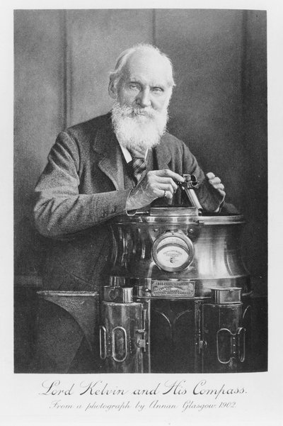 ケルビン卿と彼の羅針盤、1902 作： James Craig Annan