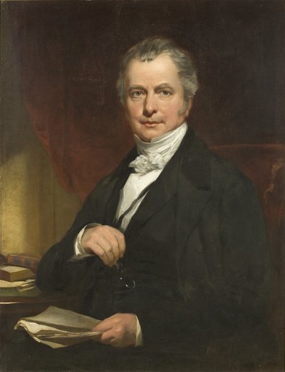 トーマス・ガラードの肖像、1845年頃（油彩・キャンバス 作： James Curnock