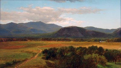 堀山と白い馬の棚、研究、ノースコンウェイ、ニューハンプシャー、1867 作： James David Smillie