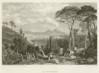 ナポリ湾 作： James Duffield Harding