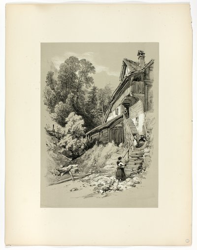 絵のようなセレクションより、ブルネン 作： James Duffield Harding