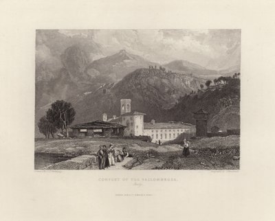 バロンブローザ修道院 作： James Duffield Harding