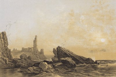 ダヌール城（クロモリト） 作： James Duffield Harding
