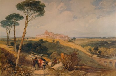 モンフェリエ、19世紀、1935年 作： James Duffield Harding