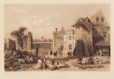 Penshurst、ケント（アクアチント） 作： James Duffield Harding