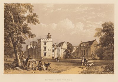 公園のペンシュルスト (アクアティント) 作： James Duffield Harding