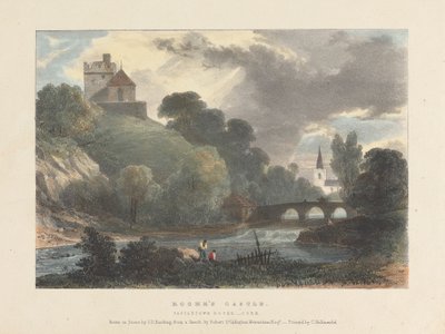 ロッシュの城、城下町ロッシュ 作： James Duffield Harding