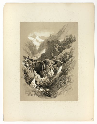 絵のようなセレクションより 聖ゴタール、W.ワセン 作： James Duffield Harding