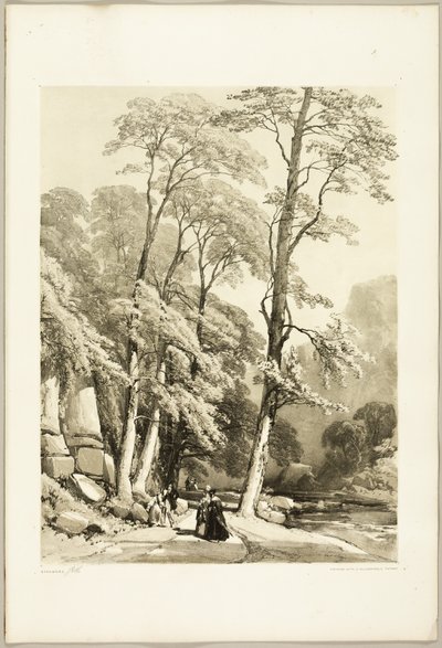 公園と森のシカモア 作： James Duffield Harding