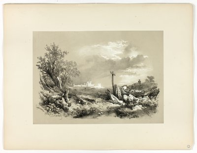 絵のように美しいセレクションより、タインマウス城 作： James Duffield Harding