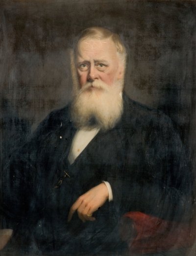 トーマス・フィリップスの肖像、1876年。 作： James Edgell Collins