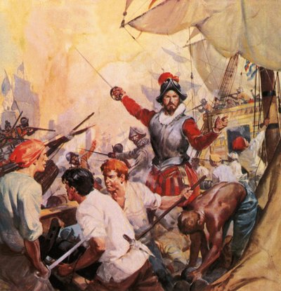 ウォルター・ローリー卿 作： James Edwin McConnell
