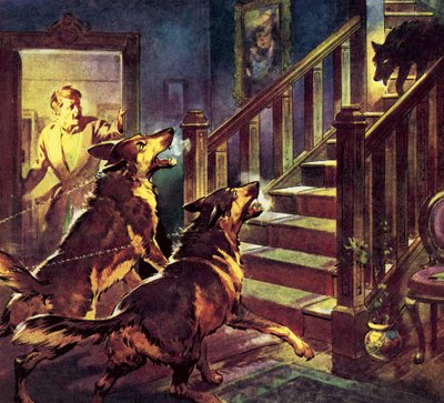 黒い犬の幽霊 作： James Edwin McConnell