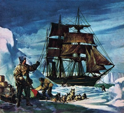 南極のテラ・ノヴァ号 作： James Edwin McConnell