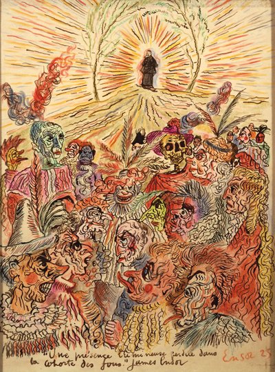 ベルギー、マッドメンズ コートで失われた明るい存在感 作： James Ensor