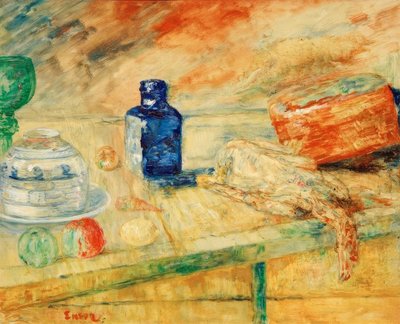 ブルーボトル 作： James Sidney Ensor