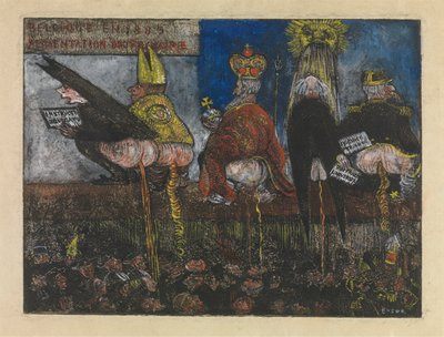 教義の栄養 作： James Ensor