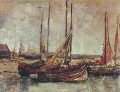 漁船（オイル・オン・カード・オン・ボード） 作： James Ensor