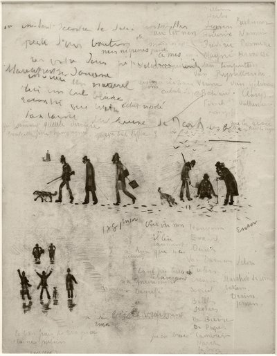 言葉のない物語（冬のハンター 作： James Sidney Ensor