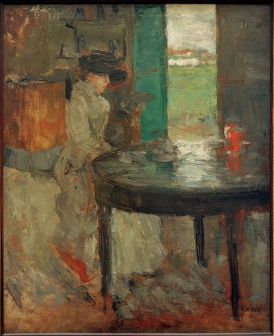 待機中の様子 作： James Sidney Ensor
