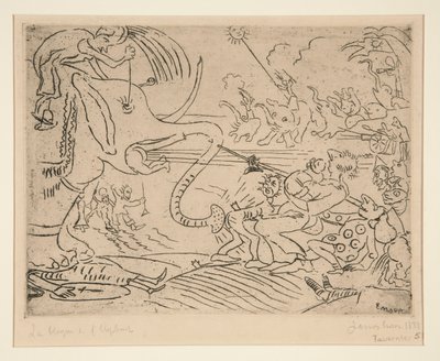 の冗談 作： James Ensor