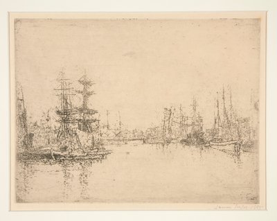 メイン ドック、オステンド (メイン ドック、オステンド) 作： James Ensor