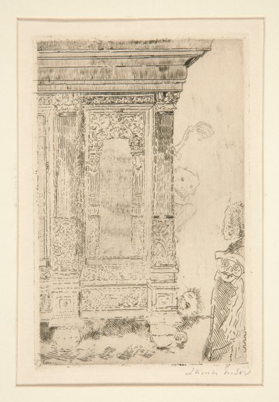 ル・ムーブル・ハント？ (お化け家具) 作： James Ensor