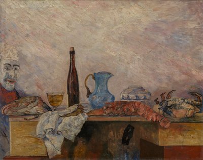 Máscara e Crustáceos 作： James Ensor