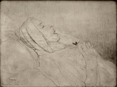 亡くなった母 作： James Sidney Ensor