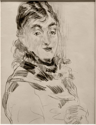 パグと一緒のMéry Laurent 作： James Sidney Ensor