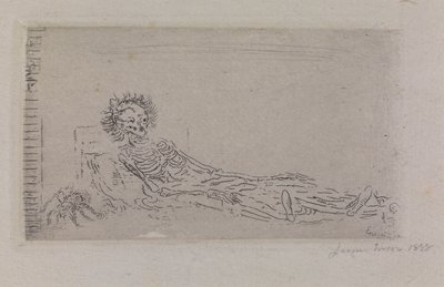 1960年の私の肖像 作： James Ensor