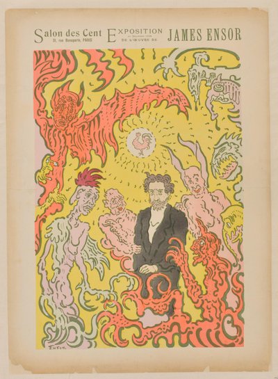 Salon des Cent. Dezember 1898 作： ジェームズ・アンソール