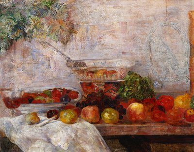 オウムのある静物。 Nature Morte au Perroquet 作： James Ensor