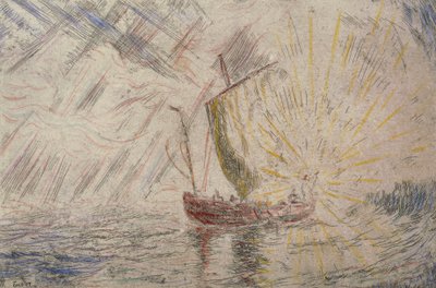 O Cristo acalmando a tempestade 作： James Ensor