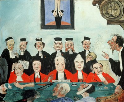 良い裁判官 作： James Ensor