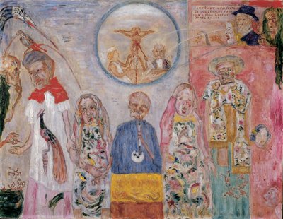 The Vile Vivisectors、1930年頃（キャンバスに油彩） 作： James Ensor