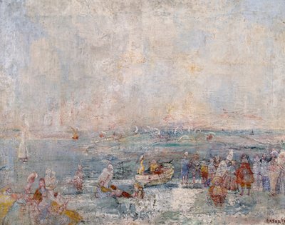ビーチのカーニバル 作： James Ensor