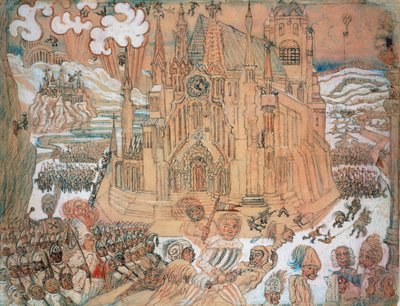 その大聖堂 作： James Ensor