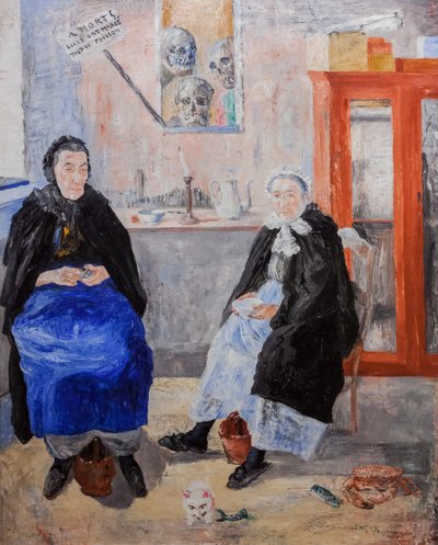 メランコリックなフィッシュガールたち 作： James Ensor
