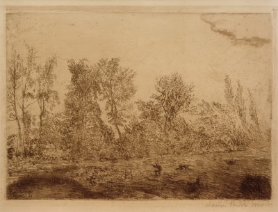 森の端に吹く風の音 作： James Sidney Ensor