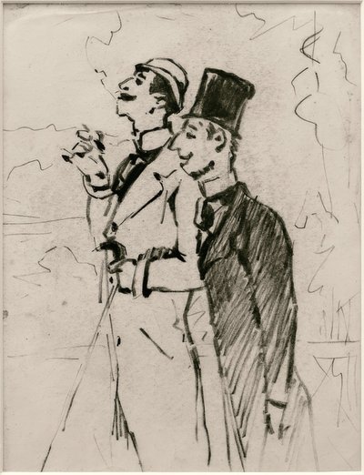 二人の紳士 作： James Sidney Ensor