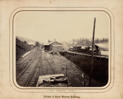 アトランティック＆グレート・ウェスタン鉄道、1862年（写真） 作： James F. Ryder