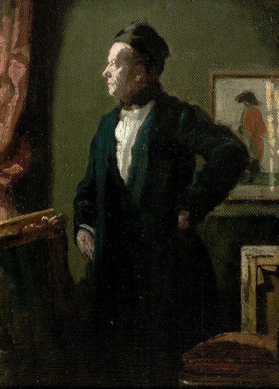 「スキャロン」としての自画像 作： James Ferrier Pryde